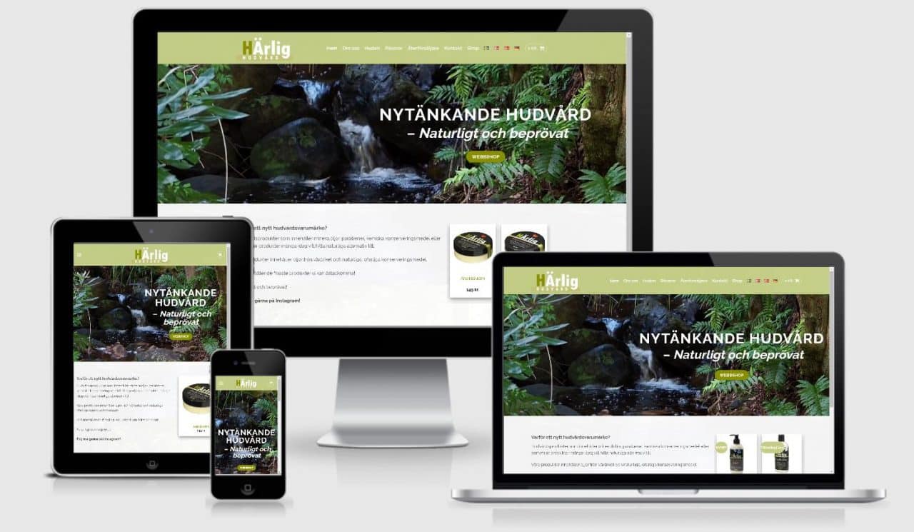 Webbshop i WooCommerce